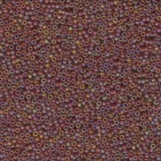 Miyuki Rocailles Perlen 1,5mm 134FR matt rainbow light  Brown 11gr